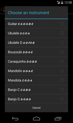 Basichords android App screenshot 0