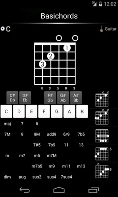 Basichords android App screenshot 2